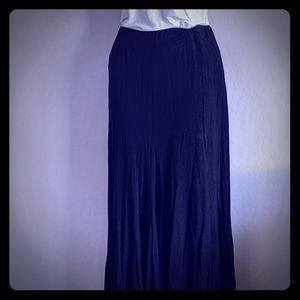 Black Long Flowy Skirt